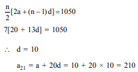 If the sum of the first 14 terms of an A.P